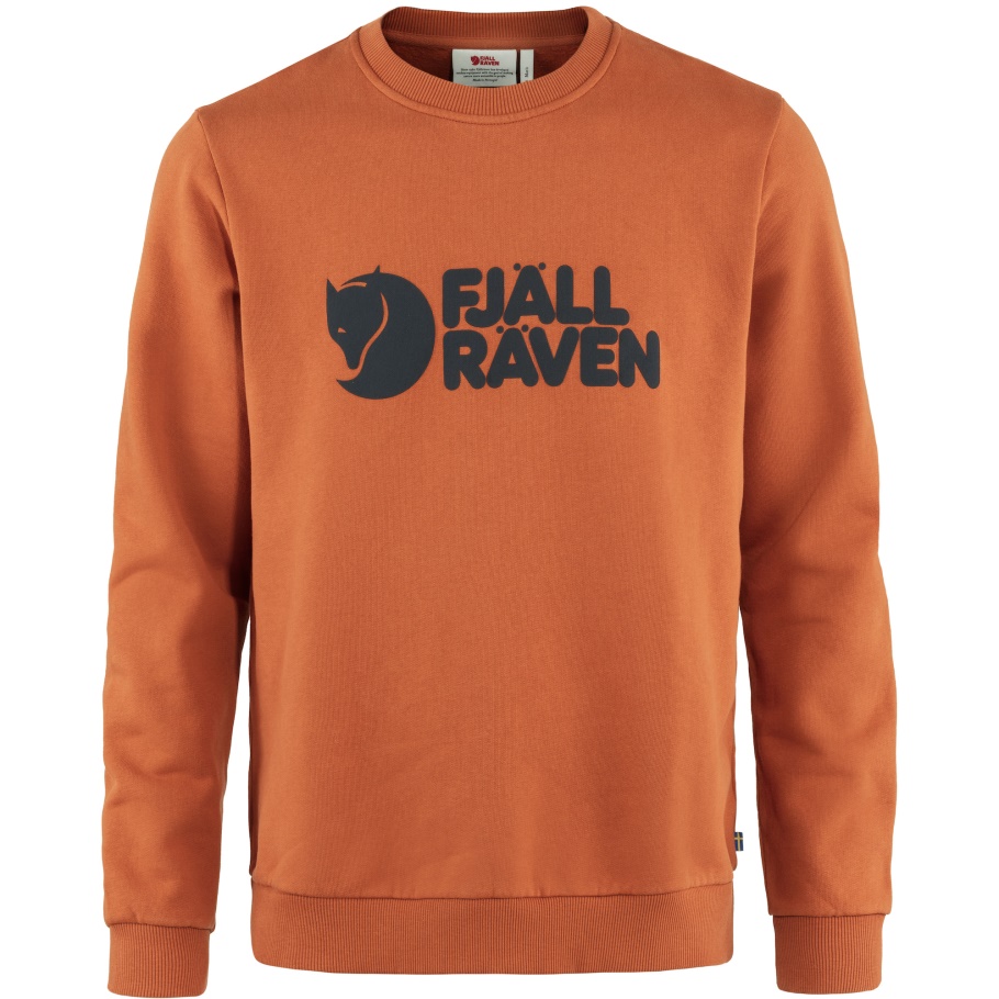 Suéter Marrón Terracota Fjällräven Con Logo De Moda M
