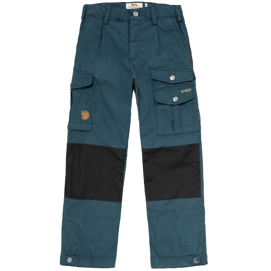 Fjällräven Moda Montaña Azul Niños Pantalones Anchos