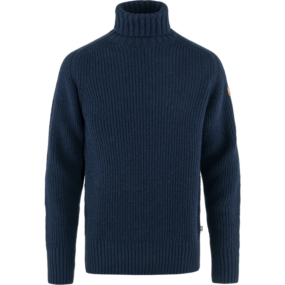 Övik Jersey Con Cuello Vuelto M Fjällräven Fashion Azul Marino Oscuro