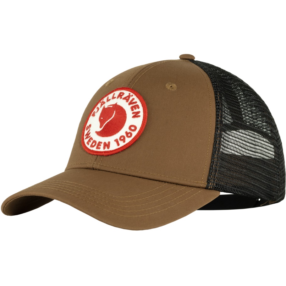 1960 Logo Gorra De Camionero Fjällräven Moda Madera Marrón