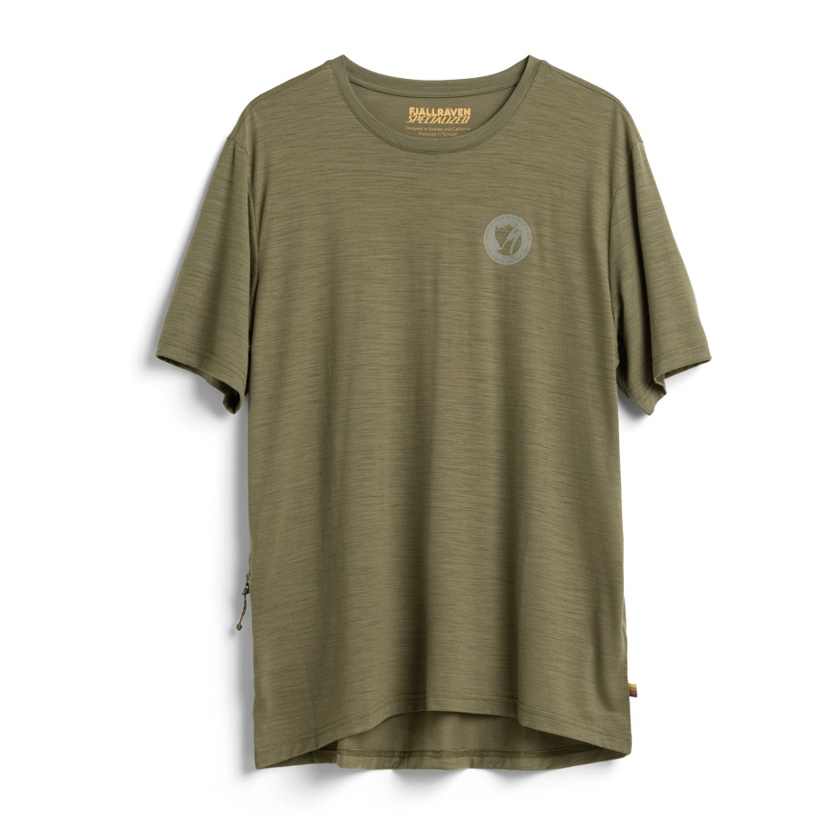 Verde Fjällräven Marca De Moda S/f Camiseta De Lana M