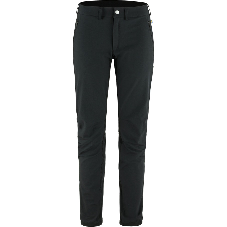 Fjällräven Moda Negro Bergtagen Pantalones Elásticos W