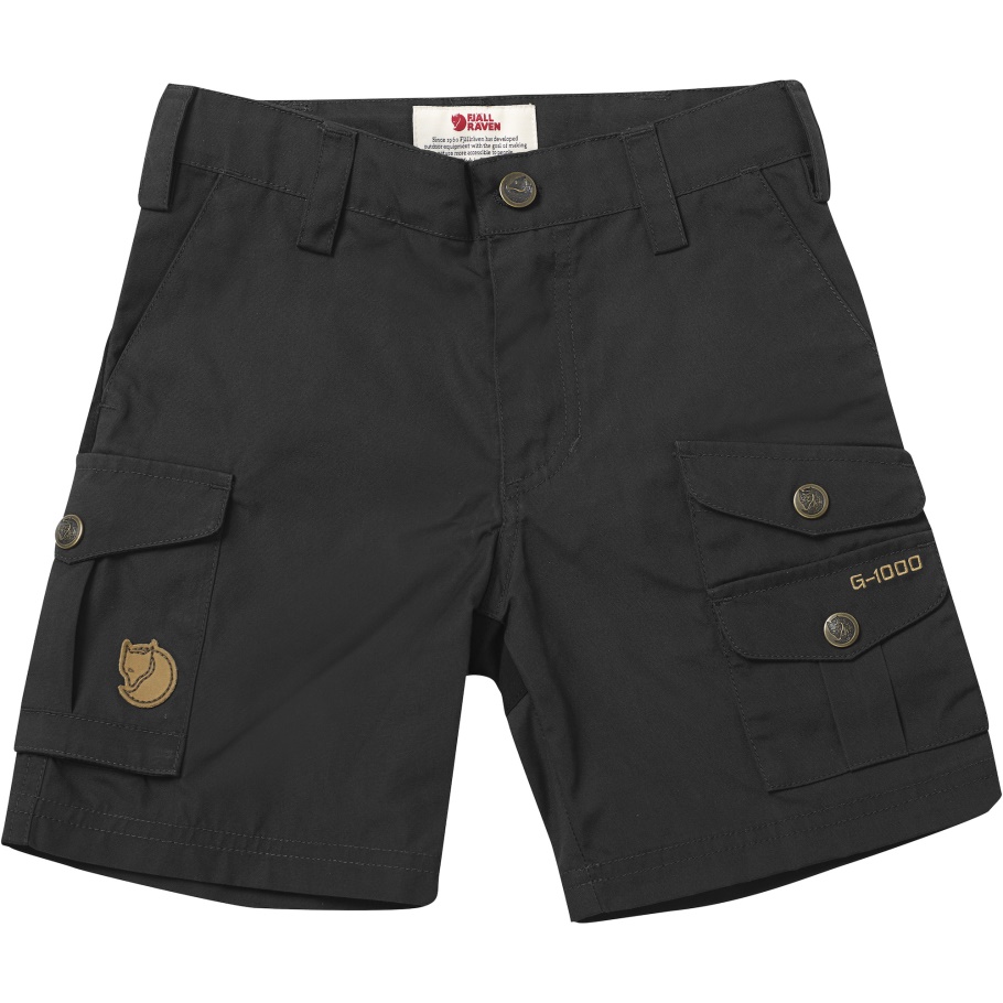 Pantalones Cortos Anchos Para Niños Gris Oscuro Moda Fjällräven