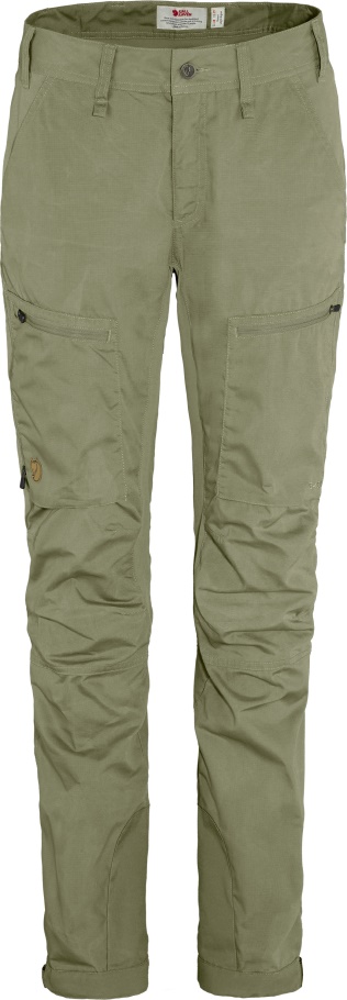 Abisko Lite Trekking Pants W Short Light Olive Fjällräven Fashion
