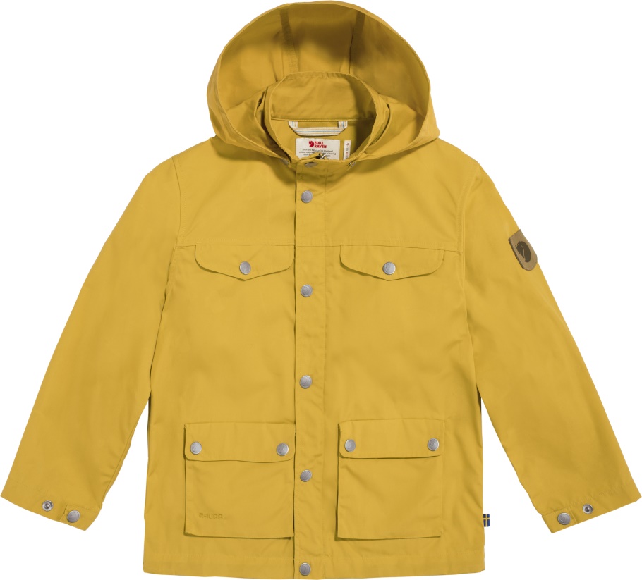 Chaqueta Fjällräven Fashion Amarillo Mostaza Niño Greenland