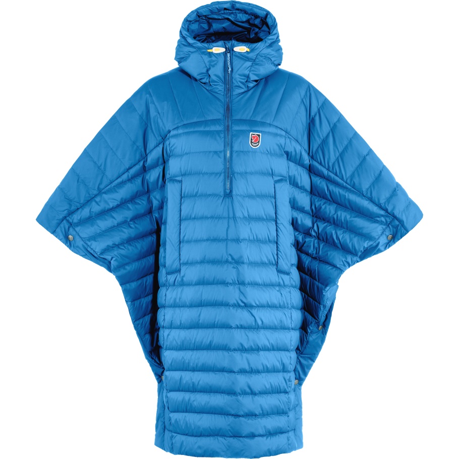 Fjällräven Expedición De Moda Abajo Poncho Un Azul