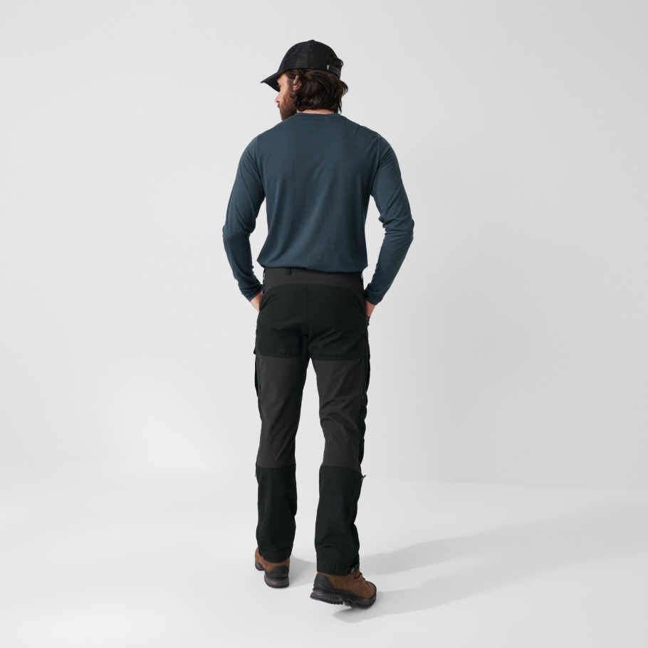 Pantalones Keb M Reg Fjällräven Moda Montaña Azul-montaña Azul