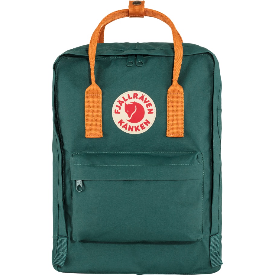 Verde ártico-naranja Picante Zorro De Montaña Moda Kånken