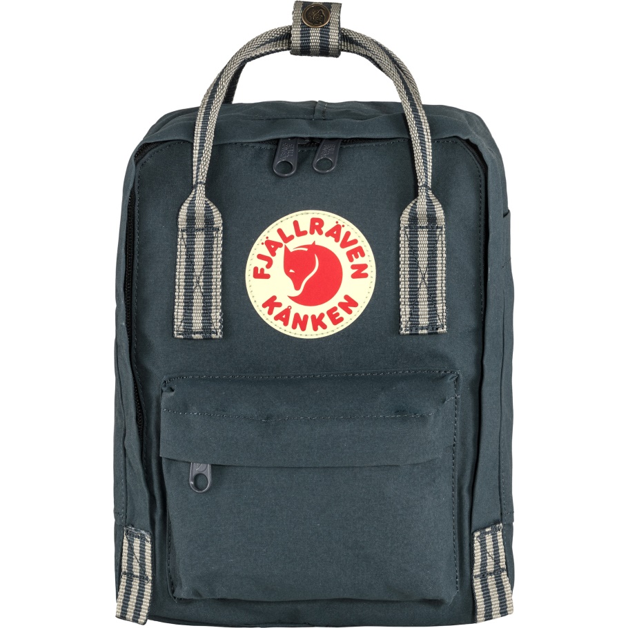 Kånken Mini Fjällräven Moda Azul Marino-rayas Largas