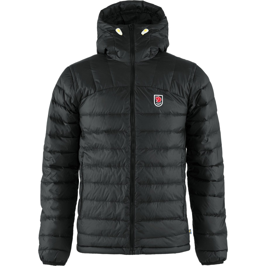 Fjällräven Marca De Moda Expedición Paquete Abajo Sudadera Con Capucha M Negro