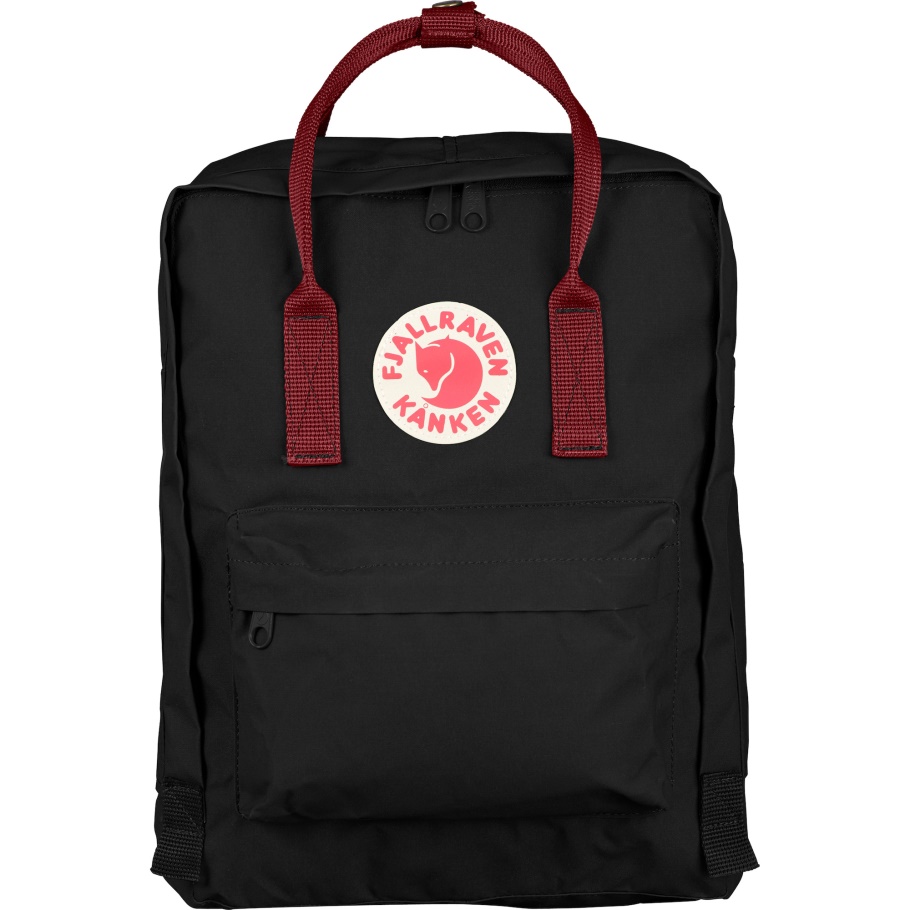Fjällräven Moda Kånken Negro-buey Rojo