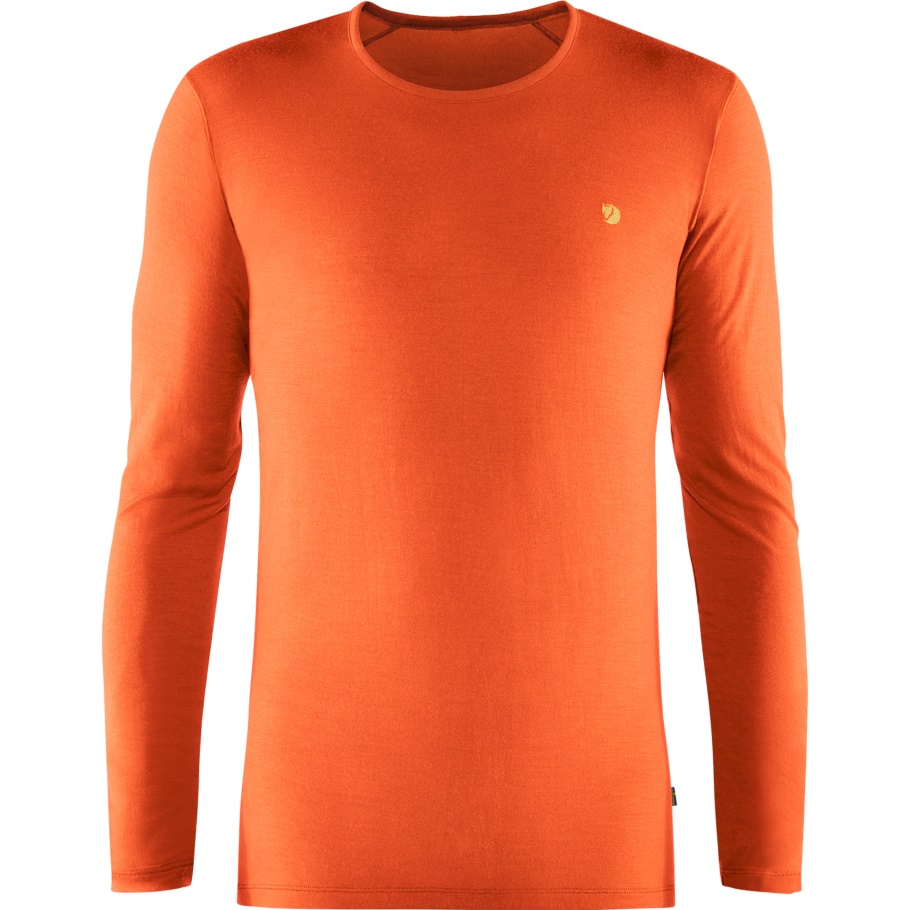 Bergtagen Thinwool Ls M Hokkaido Naranja Montaña Zorro Moda