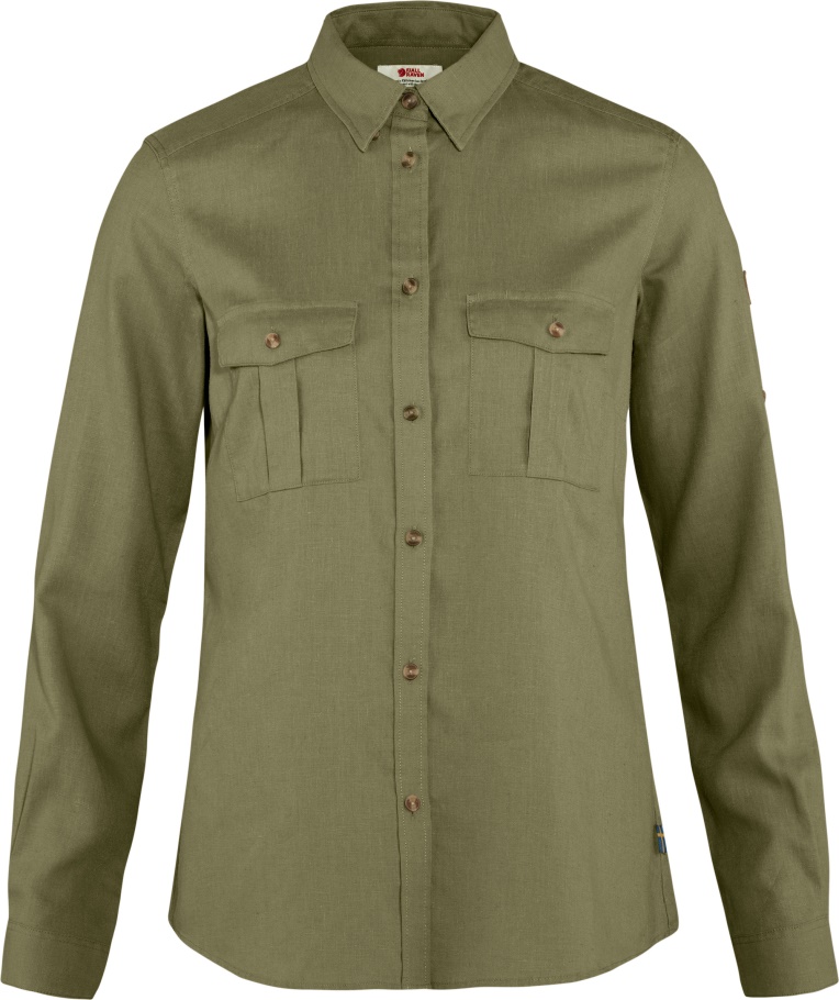 Fjällräven Fashion Övik Camiseta De Viaje De Manga Larga Verde