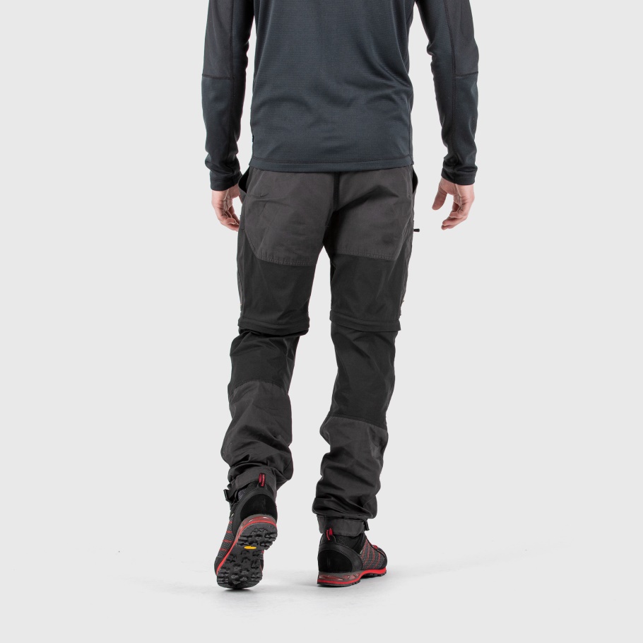 Gris Oscuro-negro Fjällräven Fashion Abisko Lite Trekking Zip-off M Reg
