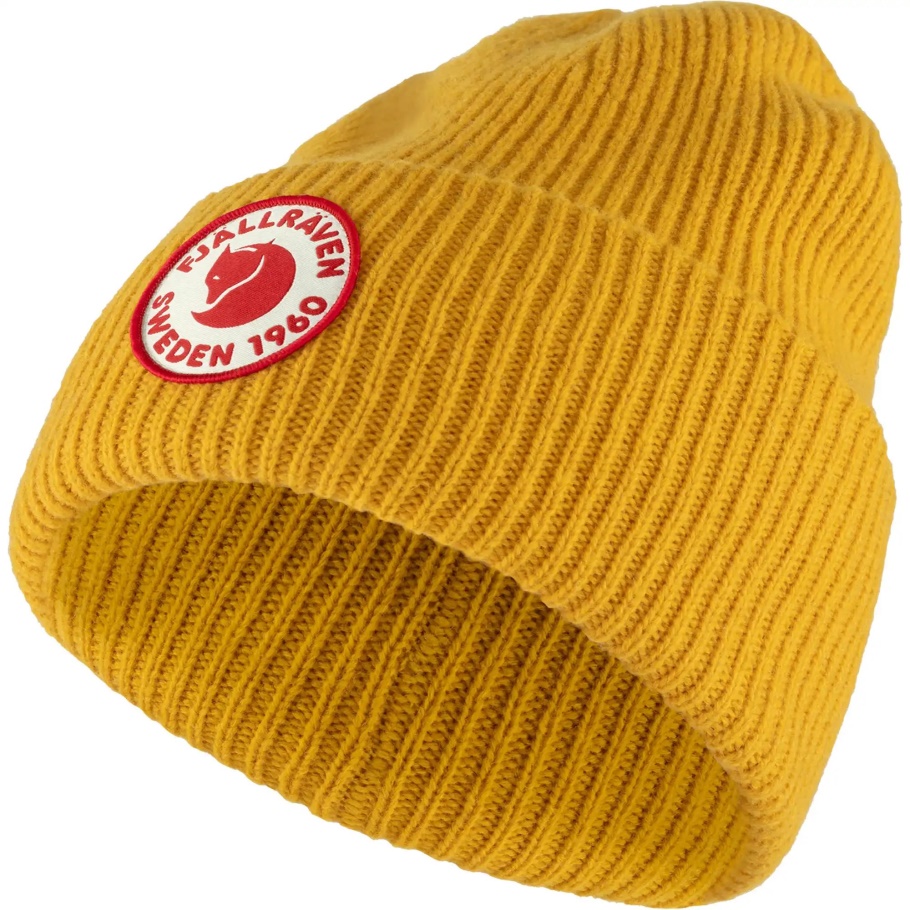 Fjällräven Moda Mostaza Amarillo 1960 Logo Sombrero