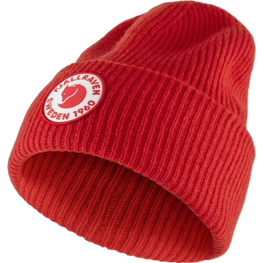 Fjällräven Moda 1960 Logo Sombrero Rojo Verdadero