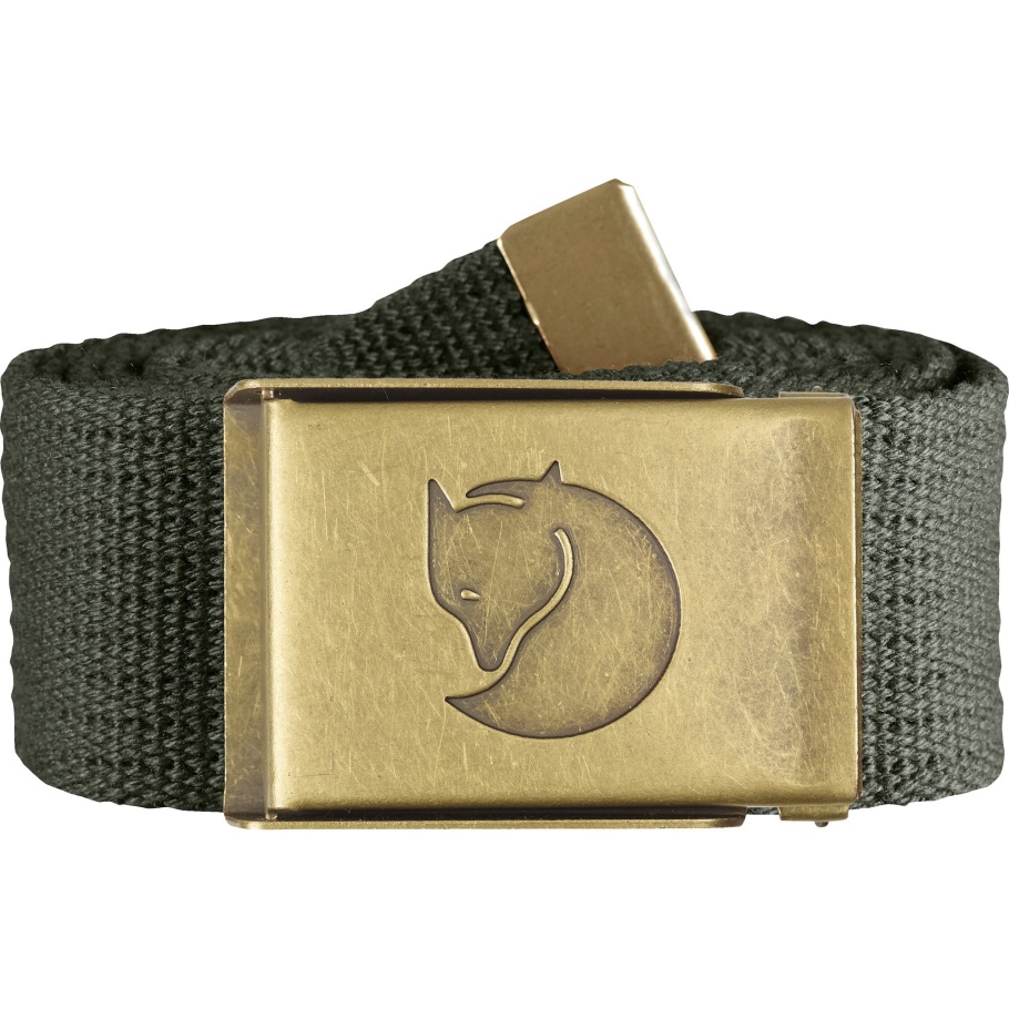 Cinturón De Lona De Latón 4 Cm Gris Montaña Fjällräven Moda
