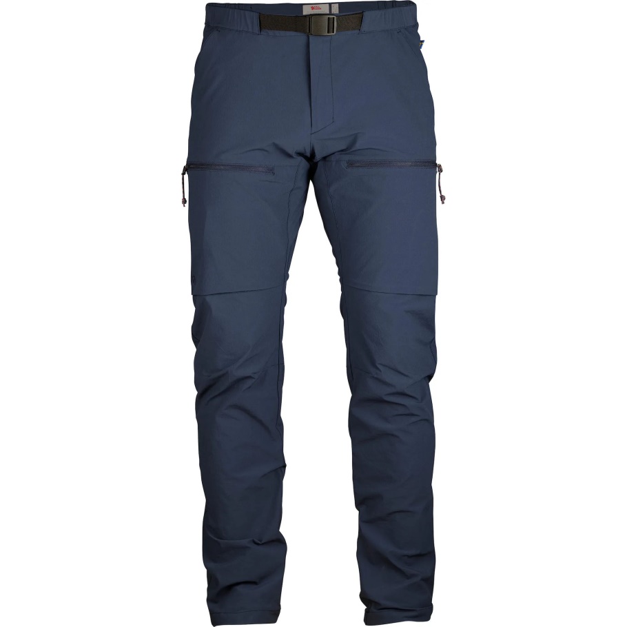 Alta Costa Caminata Pantalones M Largo Azul Marino Fjällräven Moda