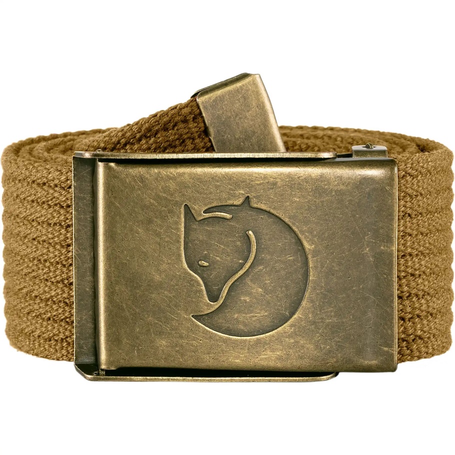 Cinturón De Lona De Latón 4 Cm Fjällräven Fashion Alforfón Marrón