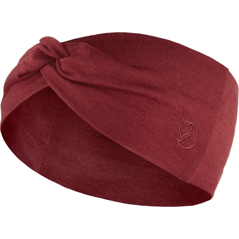 Abisko Diadema De Lana Rojo Granada Fjällräven Moda