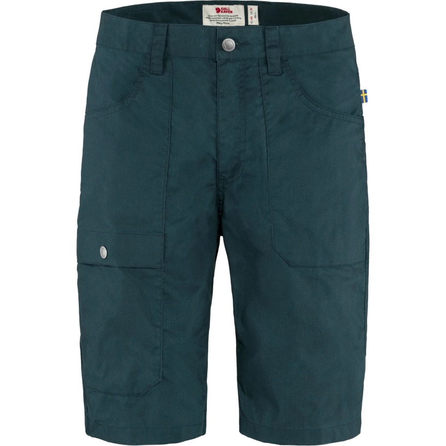 Fjällräven Moda Azul Marino Oscuro Todos Los Días Pequeños Pantalones Cortos W