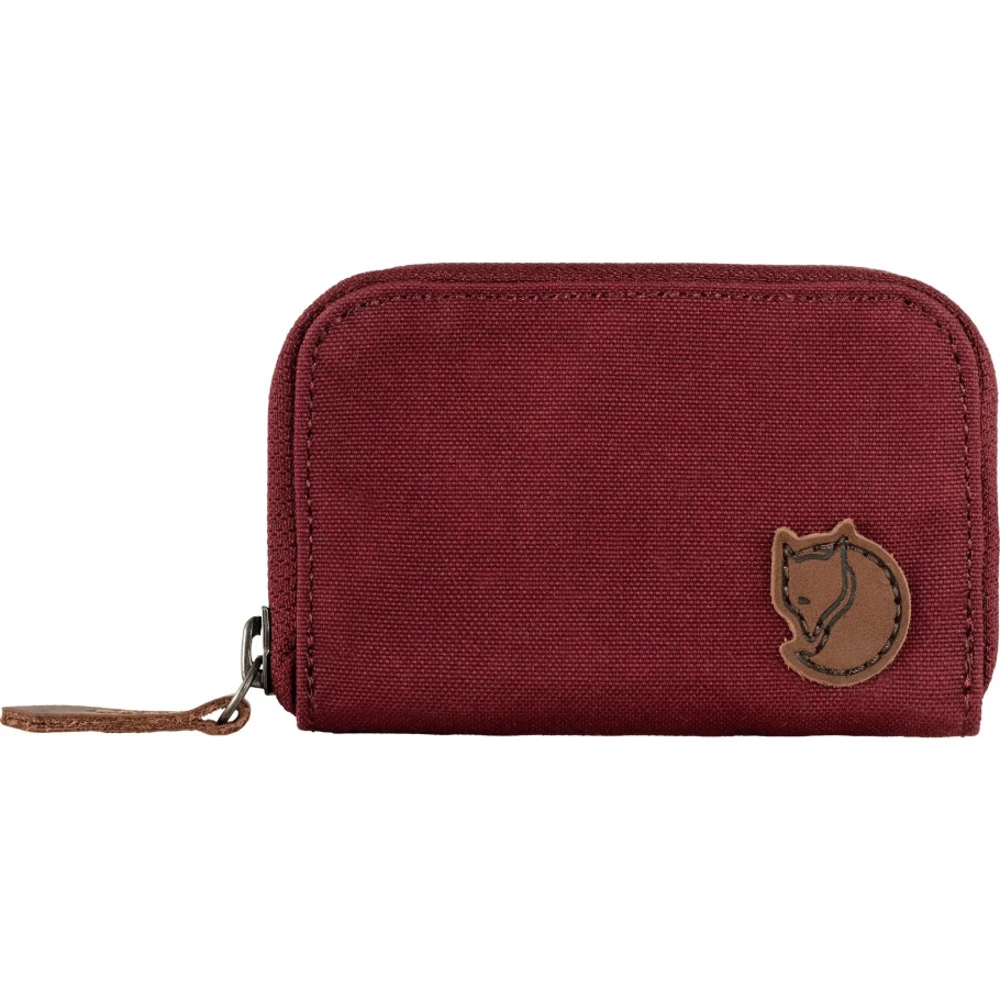 Tarjetero Con Cremallera Fjällräven Fashion Burdeos Rojo