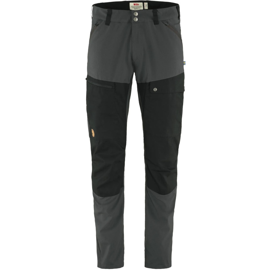 Abisko Midsummer Pants M Long Fjällräven Fashion Gris Oscuro-negro