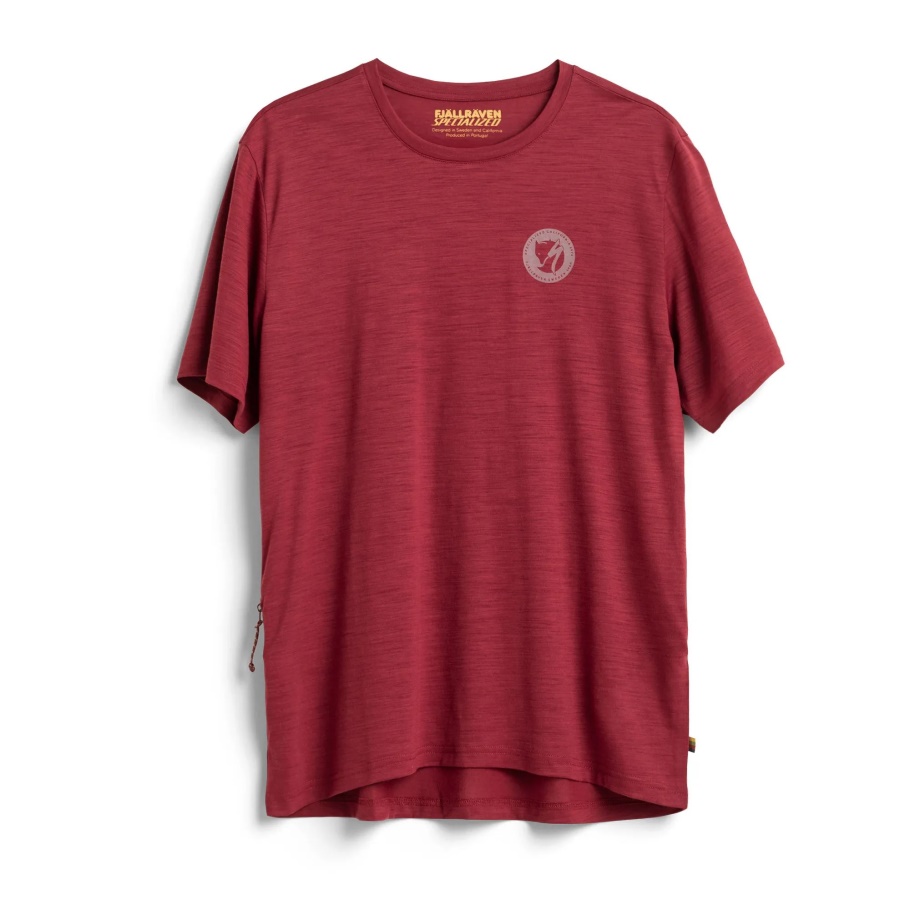 Granada Rojo S/f Camiseta De Lana M Fjällräven Moda