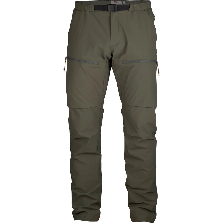 Pantalones De Montaña De Alta Costa M Reg Fjällräven Moda Gris Montaña