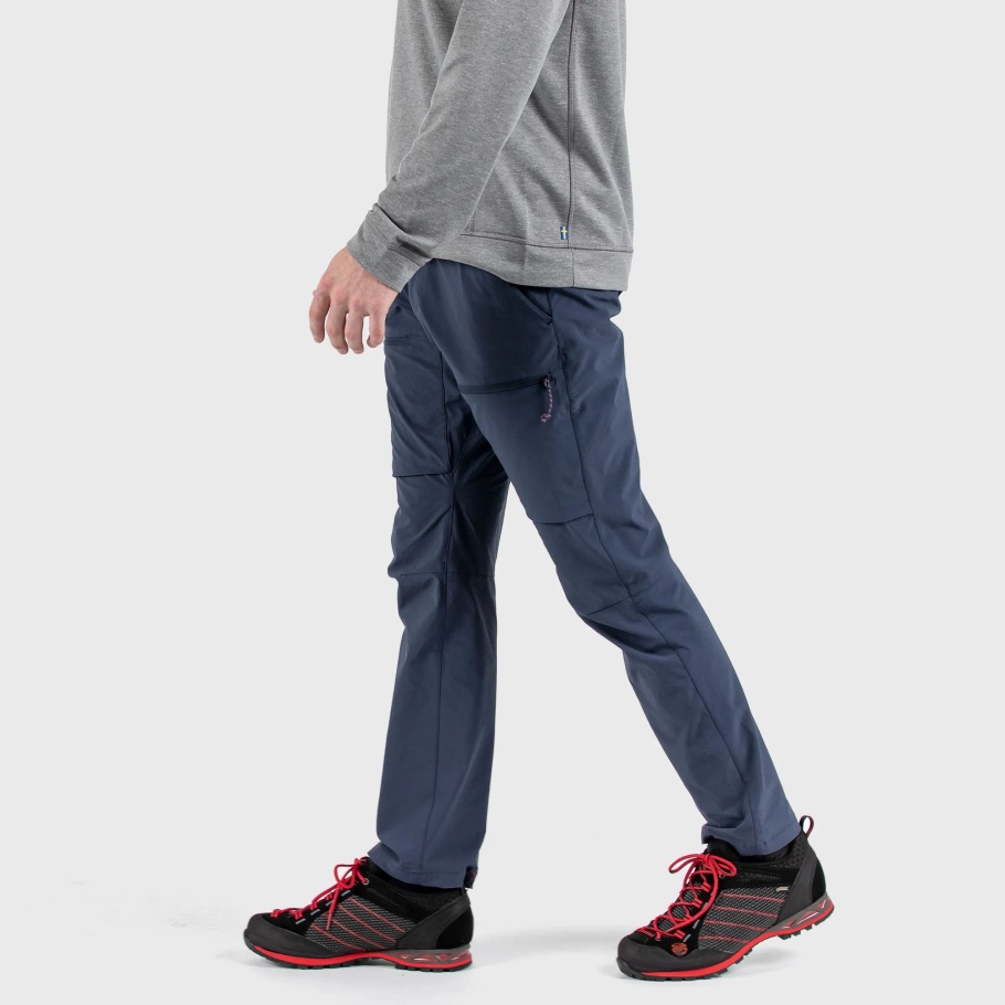 Pantalones De Montaña De Alta Costa M Reg Fjällräven Moda Gris Montaña