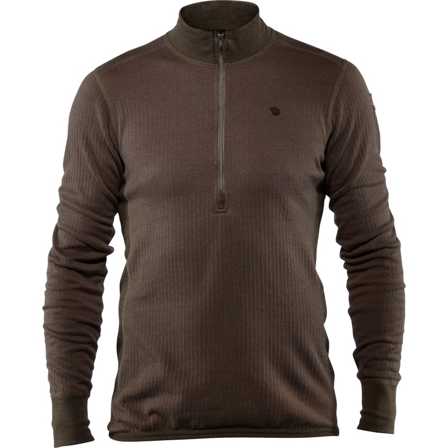 Verde Oliva Oscuro Värmland Woolterry Media Cremallera M Fjällräven Moda