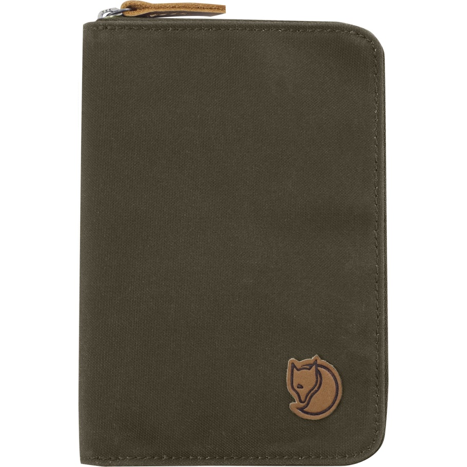 Fjällräven Cartera De Pasaporte Verde Oliva Oscuro De Moda