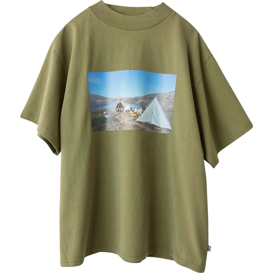 Verde Rv Estampado A/f Fjällräven Moda