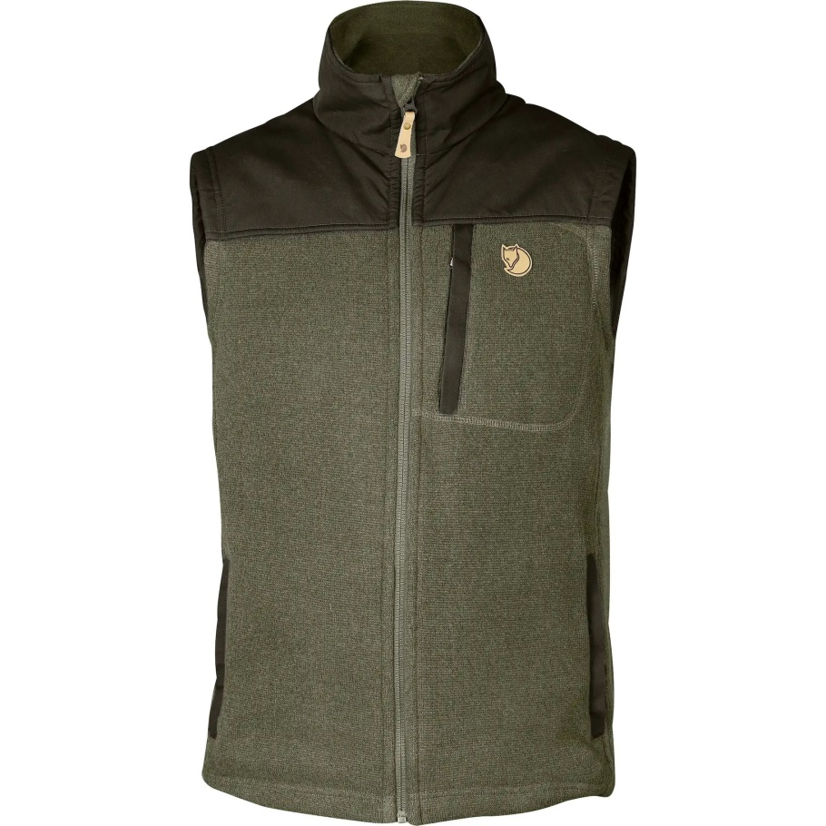 Fjällräven Fashion Laurel Green-deep Forest Buck Chaleco Polar M