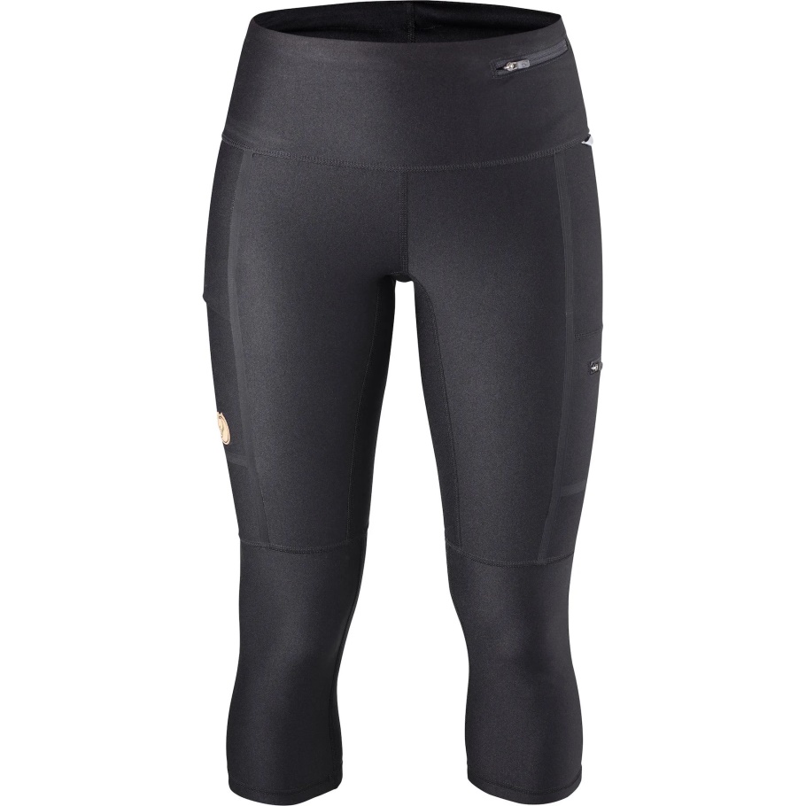 Fjällräven Moda Abisko Trekking Mallas 3/4 W Negro