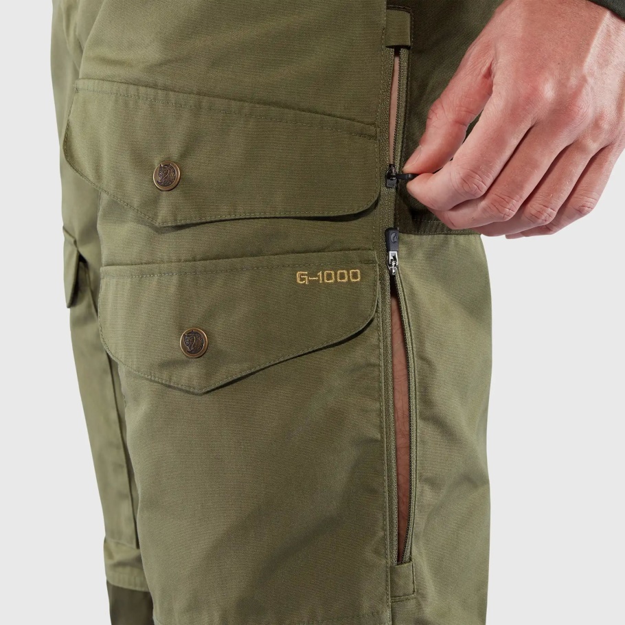 Fjällräven Moda Vidda Pro Pantalones Ventilados M Reg Oliva Oscuro