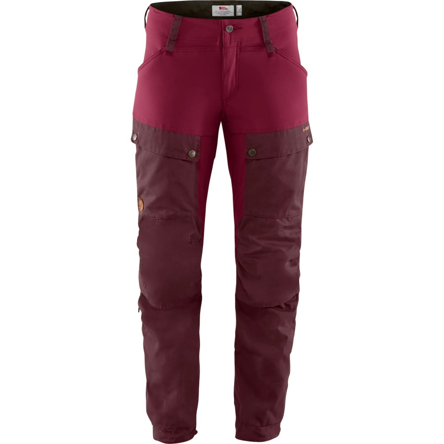 Fjällräven Fashion Keb Pantalones W Reg Dark Granate-ciruela