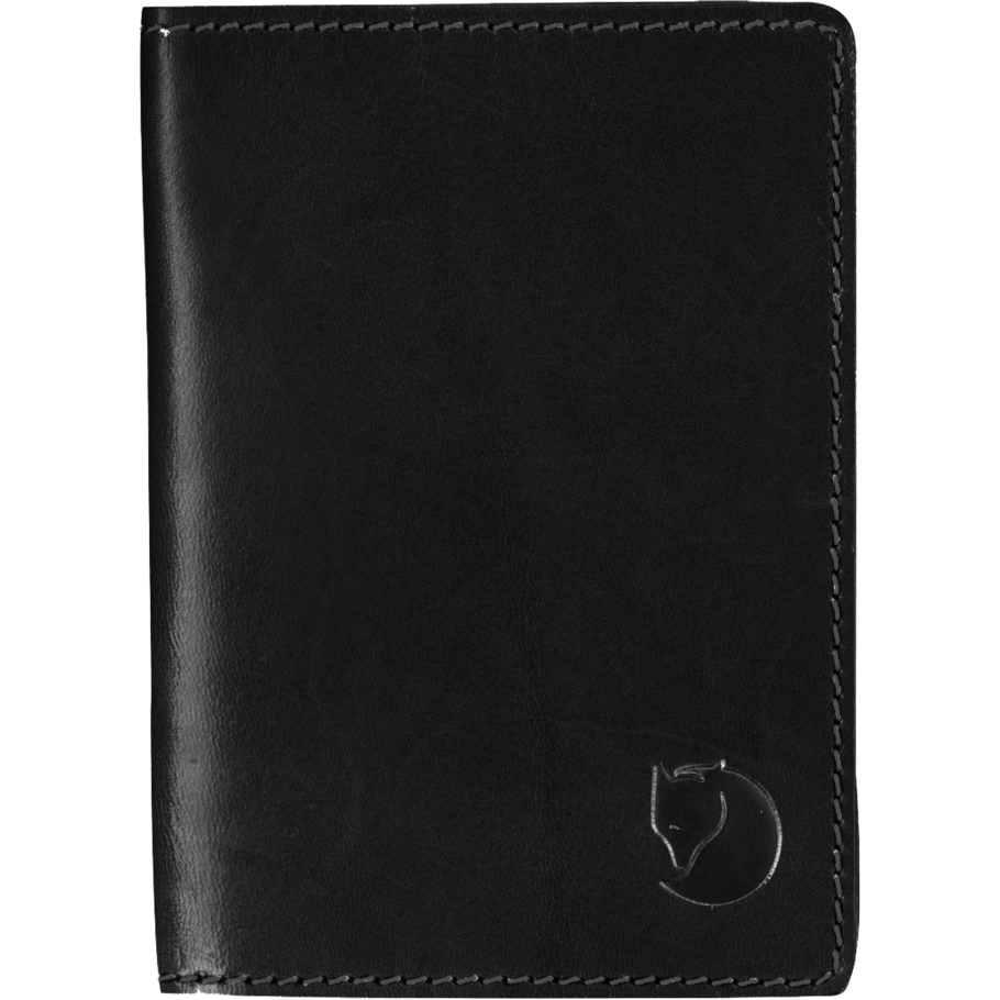 Funda De Pasaporte De Cuero Negro Moda Fjällräven