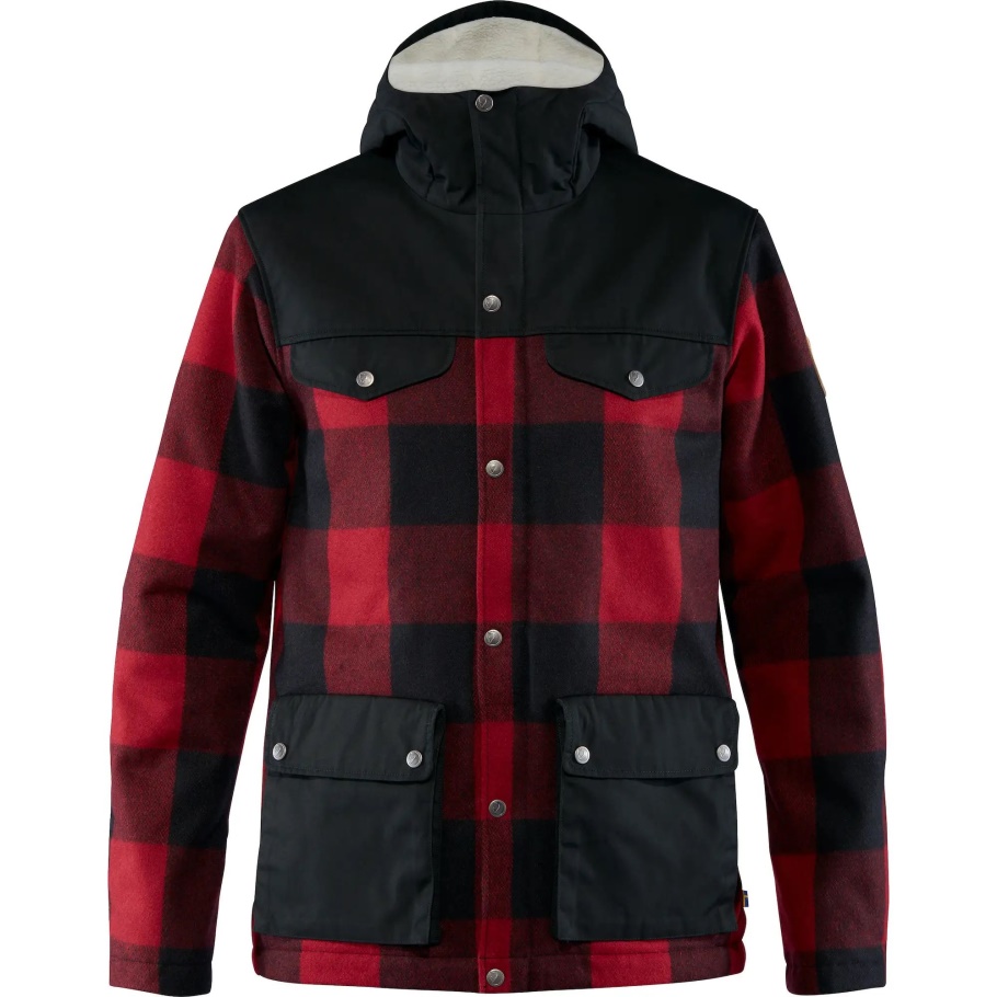 Chaqueta Fjällräven Fashion Red-black Greenland Re-wool M