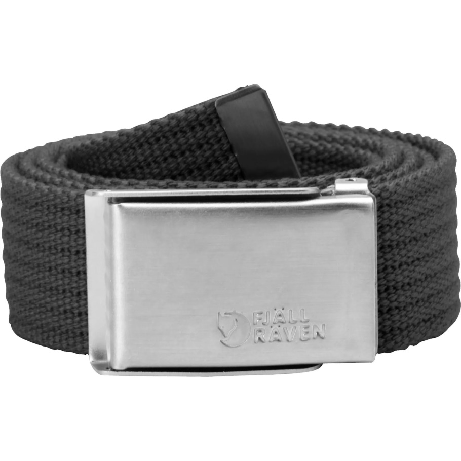 Fashion Fjällräven Fashion Merano Cinturón De Lona Gris Oscuro
