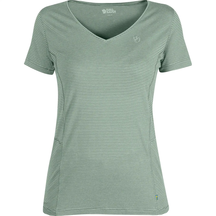 Abisko Cool T-shirt W Fjällräven Moda Verde Menta