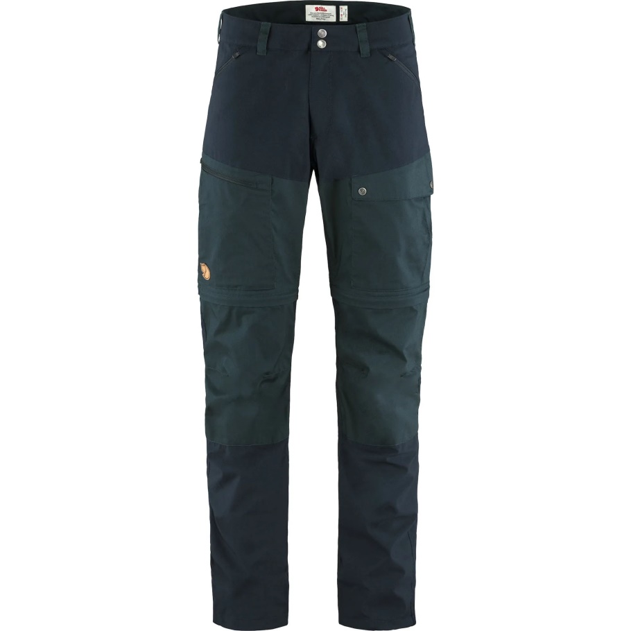 Azul Marino Oscuro Fjällräven Fashion Abisko Midsummer Zip Off Pants M Long