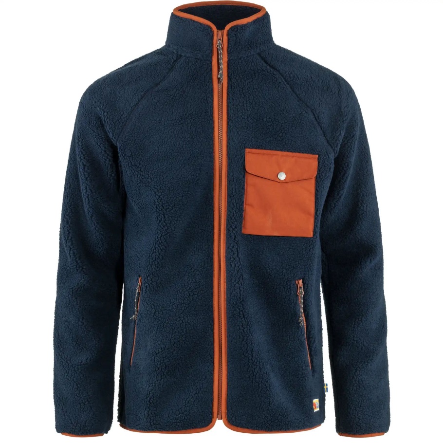 Fjällräven Fashion Azul Marino-hoja De Otoño Todos Los Días Pelo Polar W