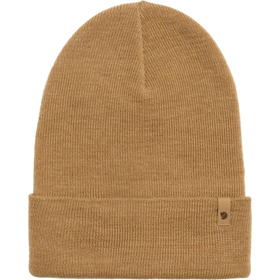 Fjällräven Sombrero De Punto Clásico Marrón Alforfón De Moda