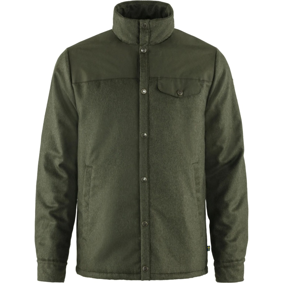 Fjällräven Moda Canadá Chaqueta Acolchada De Lana M Bosque Profundo