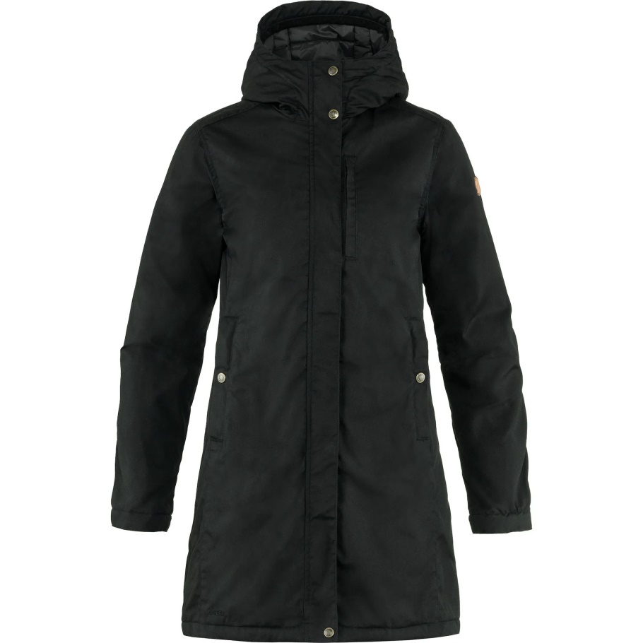 Parka Acolchada Kiruna Negra W Fjällräven Moda