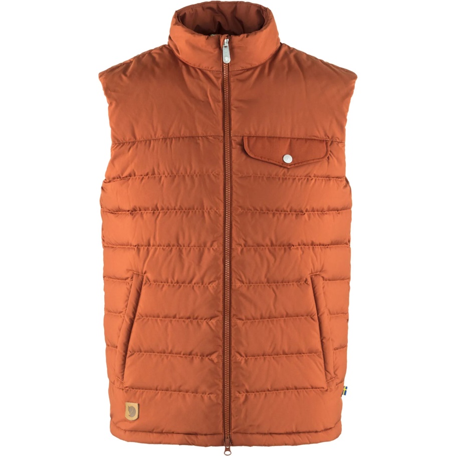 Moda Fjällräven Moda Otoño Hoja Groenlandia Abajo Forro Chaleco M