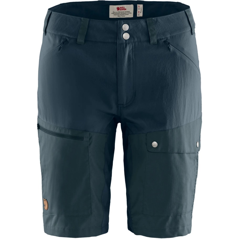 Azul Marino Oscuro Fjällräven Fashion Abisko Midsummer Shorts W