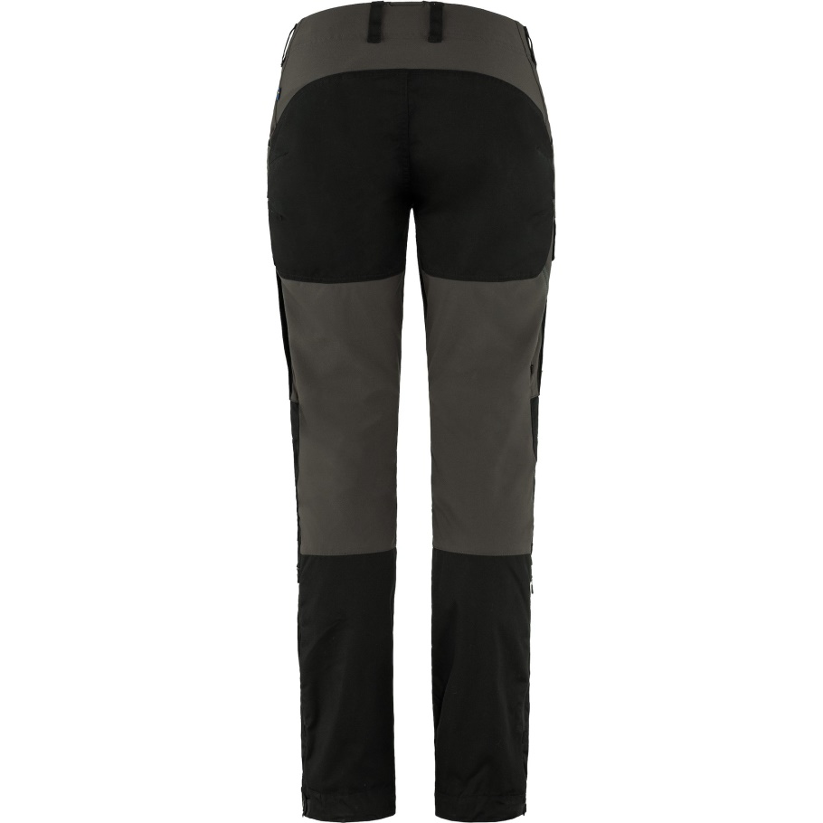 Pantalones Keb W Reg Negro-gris Piedra Fjällräven Moda
