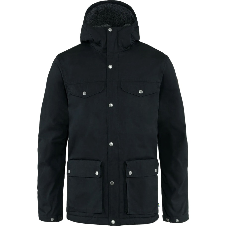 Negro Fjällräven Moda Groenlandia Chaqueta De Invierno M